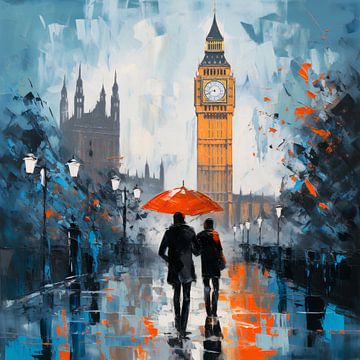 Londres sous la pluie sur ARTemberaubend