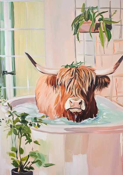 Highland Cow Scottish cow by Niklas Maximilian