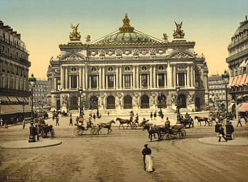 The Opera House, Paris van Vintage Afbeeldingen