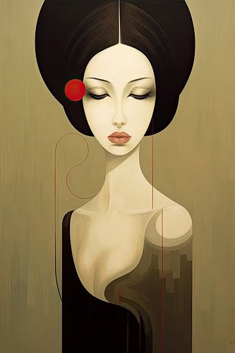 Vrouw surrealistisch