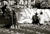Street art at Venice Beach, California