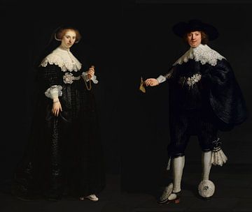 Oopjen en Marten van Rembrandt van Rijn