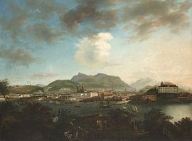 Rio de Janerio Vue de l'île de Cobras, Kopisch août