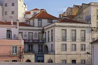Architecture in the Alfama - old town charm in Lisbon