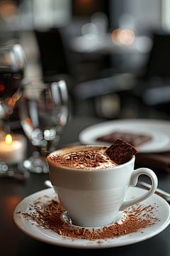 eine Tasse Kaffee oder Cappuccino von Egon Zitter