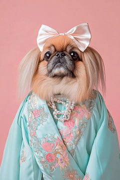 Pekingese by Poster Art Shop