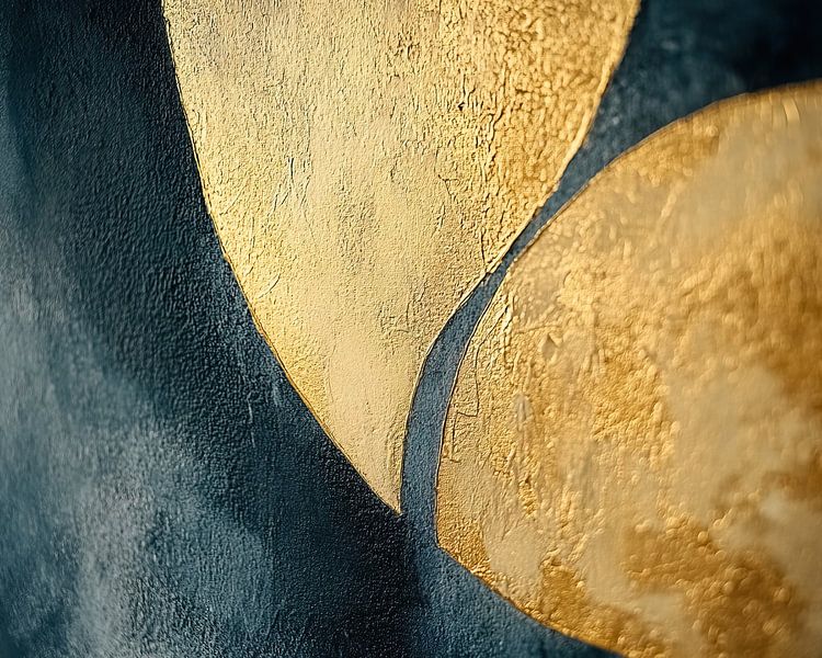 Gold and Blue by Modern Collection