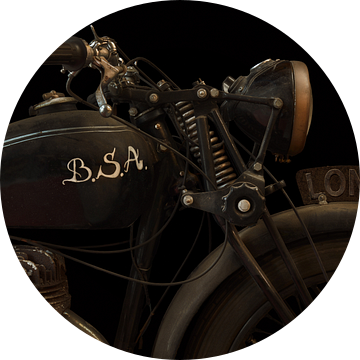 De Vintage BSA Motorfiets van Martin Bergsma