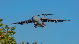Landung der Lockheed C-5M Super Galaxy.