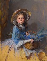 Girl with Flowers