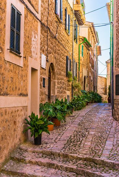 Old mediterranean village Fornalutx on Mallorca, Spain by Alex Winter