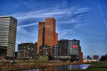 Mooie highrise gebouwen in amsterdam business park