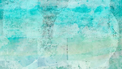 Moderne herfstabstractie in pastelkleuren