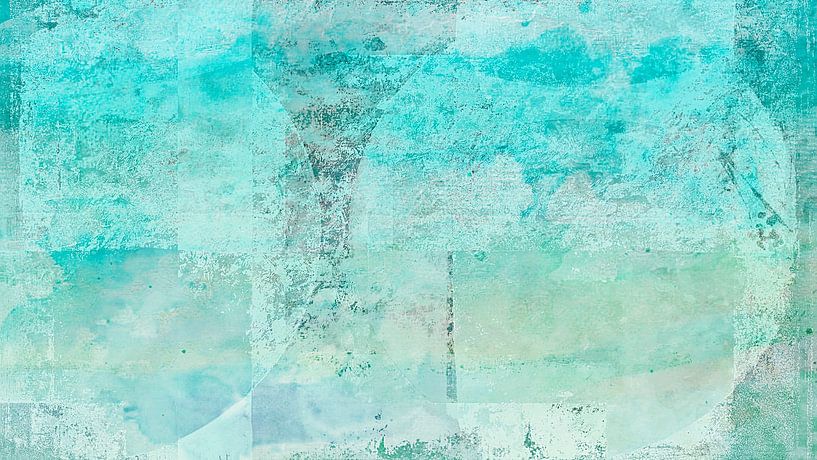 Moderne Herbst Abstraktion in Pastellfarben von Mad Dog Art