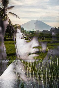 Bali collage | dubble exposure van Studio Malabar