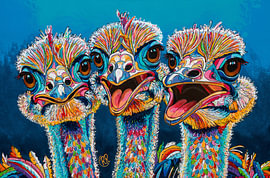 Three Times the Fun by Renata Rolefes Art