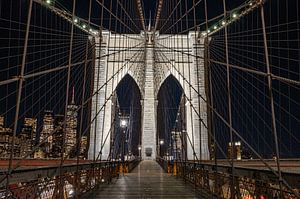 Brooklyn Bridge After Dark