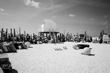 Juttershuisje op Vlieland – stilte in zwart-wit
