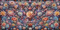 Psychedelic flower field by Henk Nijman thumbnail