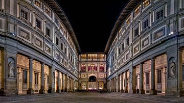 Uffizi gallery Florence at night I