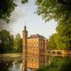 Coucher de soleil au château de Bouvigne sur Frank Laurens
