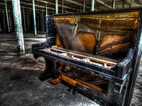 Usine abandonnée Allemagne HDR Piano