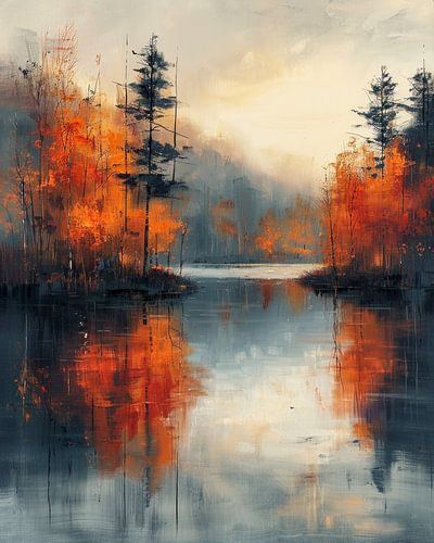 Moderne Landschaftsmalerei.