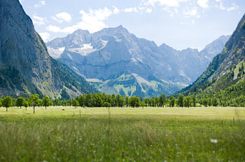 Sommertag am Großen Ahornboden im Karwendel