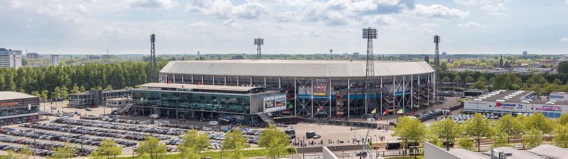 Stadion Feyenoord / De Kuip Kampioenswedstrijd (panorama) van Prachtig Rotterdam