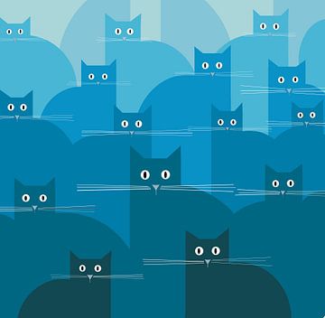 Katten, katten en katten. van Ron Roem