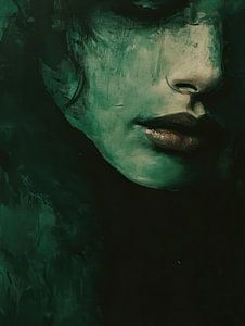 melancholisches Porträt