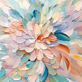 Pastel Bloem van Jacky