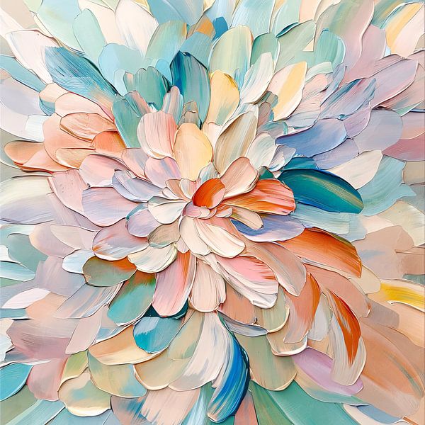 Pastel Flower by Jacky