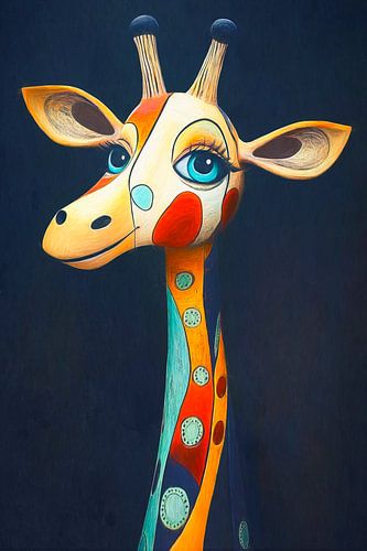 Seltsame Giraffe