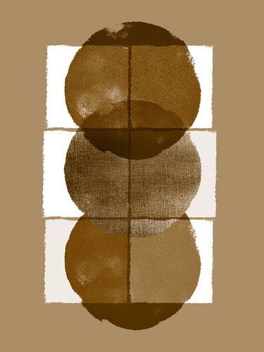 Scandinavisch minimalisme Aards goud Bruin