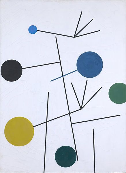 Steigen, Fallen, Festhalten, Fliegen (1934) von Sophie Taeuber-Arp von Peter Balan