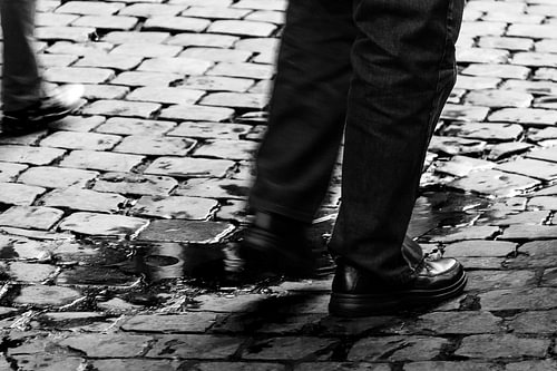 walking in Brussels