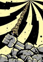 WEERSTAND HAND GRUNGE STIJL