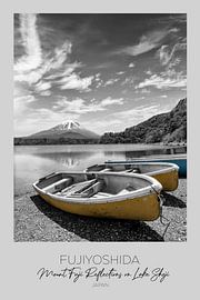 In focus: Lake Shoji with Mount Fuji | colorkey