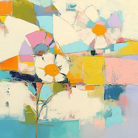 Flower painting by Abstract Painting