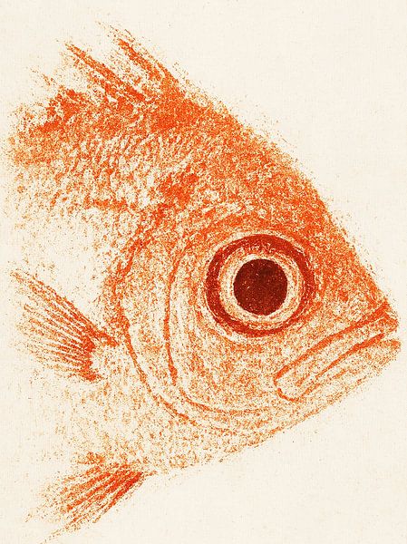 Gyotaku Fish 010 by Fernando Vieira