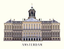 Palais sur la place du Dam sur Kirtah Designs