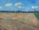 Gepflügte Felder/ Die Furchen, Vincent van Gogh von Meisterhafte Meister Miniaturansicht