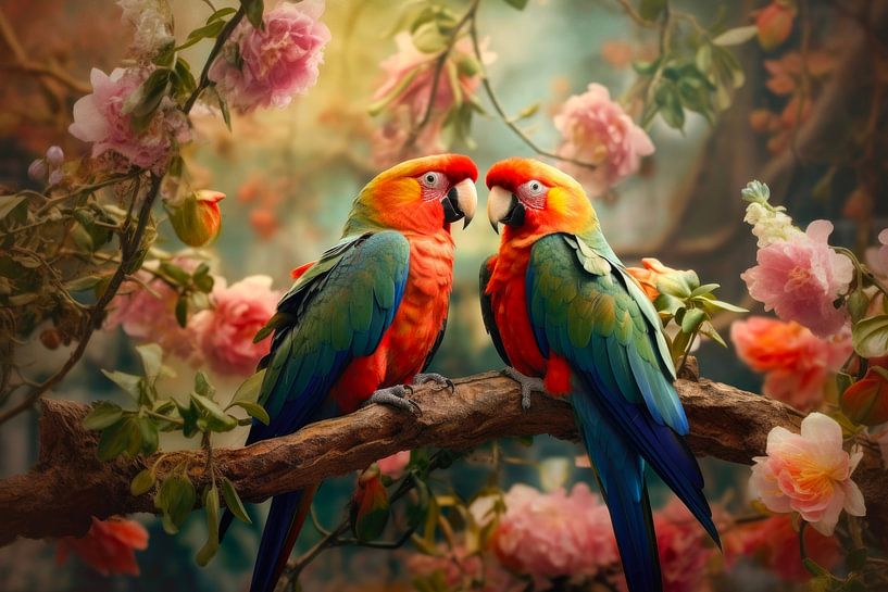 Parrot - Bird by Joriali photography and paintings