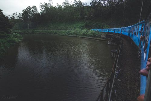 Blauwe trein Sri Lanka
