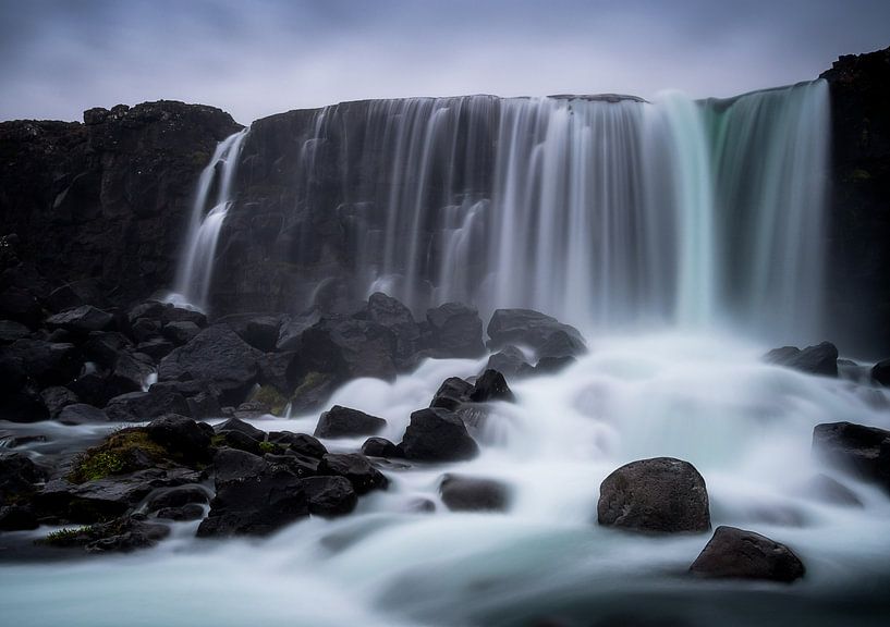 Öxarárfoss Wasserfall von Roelof Nijholt