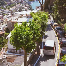 Amalfi Coast Roadscape in Italy by Carolina Reina