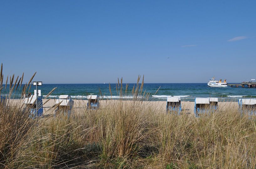 Strandkörbe am Nordstrand in Göhren auf Rügen von GH Foto & Artdesign