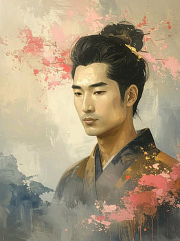 Traditioneel Portret Japanner: Modern Klassieke Japanse Portretten