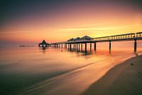 Heringsdorf pier at sunrise